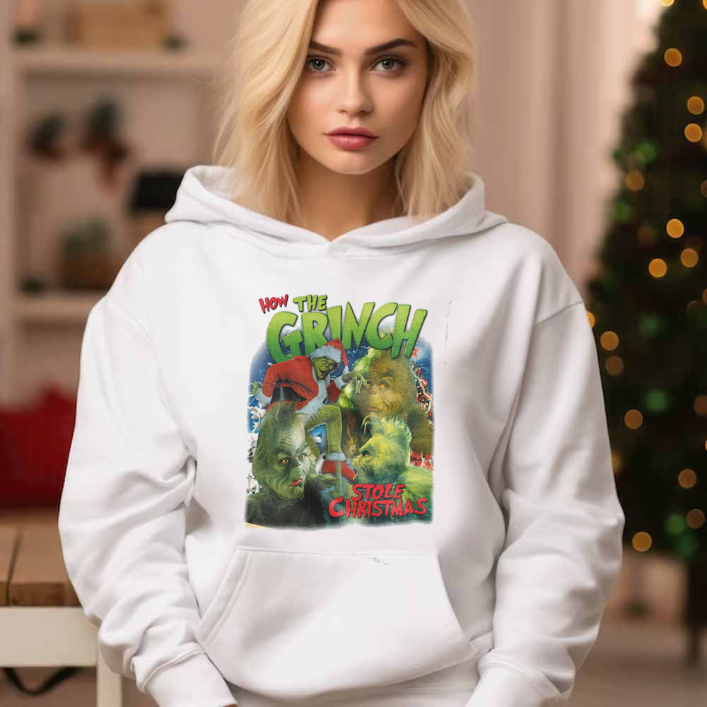Grinch Christmas Squad Hoodie, Christmas Grinch Family Hoodie, Unisex Hoodie